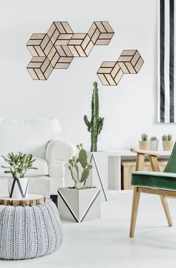 Diseño moderno de sonido hexagonal
