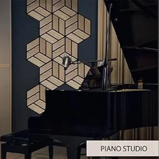 Paneles de aislamiento acústico de colores para oficinas Paneles de aislamiento acústico hexagonales
