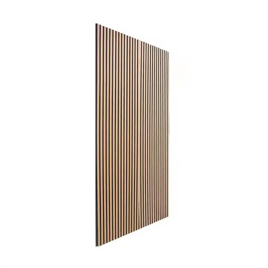 Panel de pared acústico insonorizado de pizarra con veta de madera a precio de mayorista.
