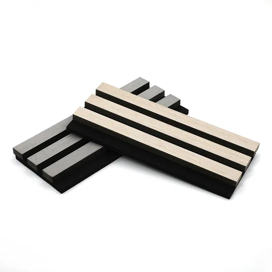 Paneles acústicos de pared con aislamiento acústico de chapa de madera Akupanel de nuevo diseño