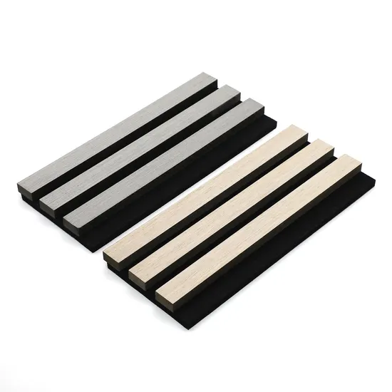 Panel de pared acústico de madera para mascotas con revestimiento ignífugo para interiores de nuevo diseño