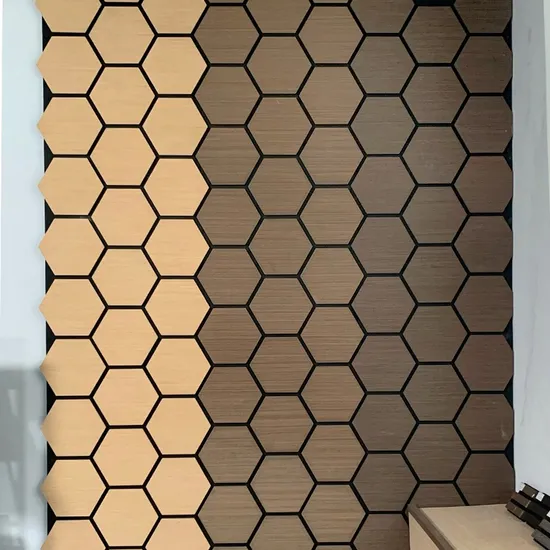 Panel acústico decorativo de madera de bambú para revestimiento de paredes, de fibra de carbono acanalada, para TV, entrada, fondo, WPC, interior, instalación rápida